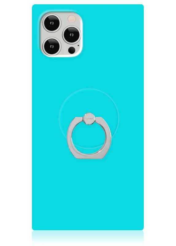 Aqua Adhesive Phone Ring Stand - Image 3