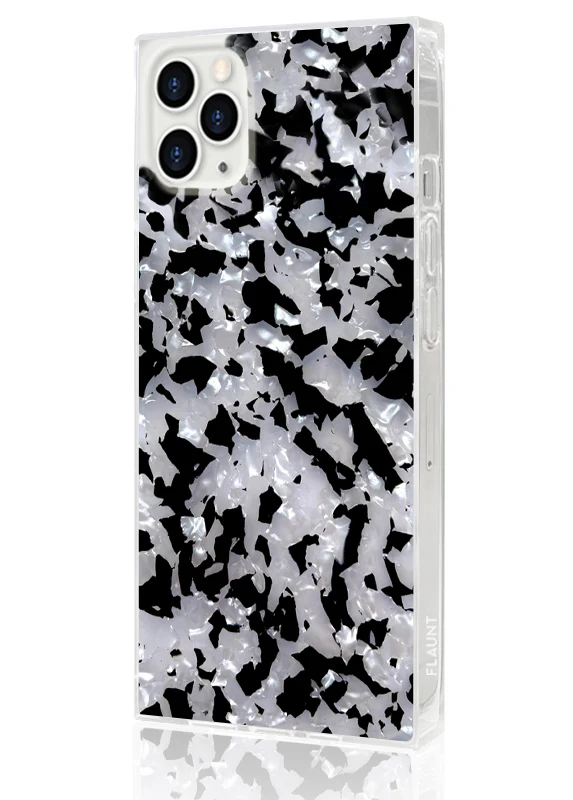 SQUARE® Black & White Tortoise Shell iPhone Case - Image 20