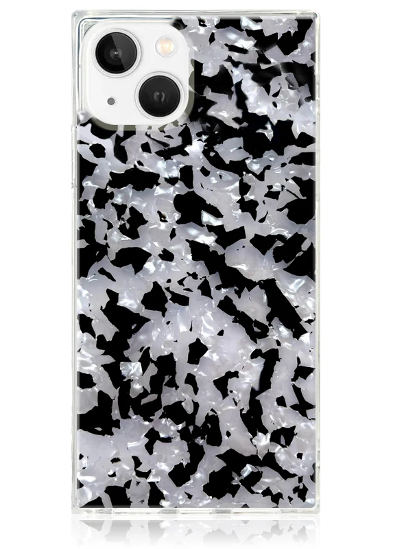 SQUARE® Black & White Tortoise Shell iPhone Case - Image 9