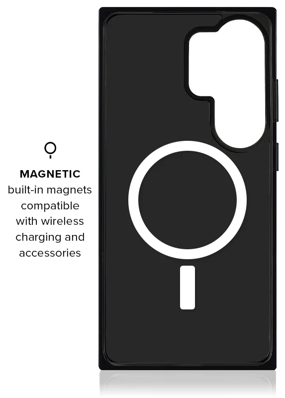 SQUARE® Black Crocodile Faux Leather Galaxy Case - Image 6