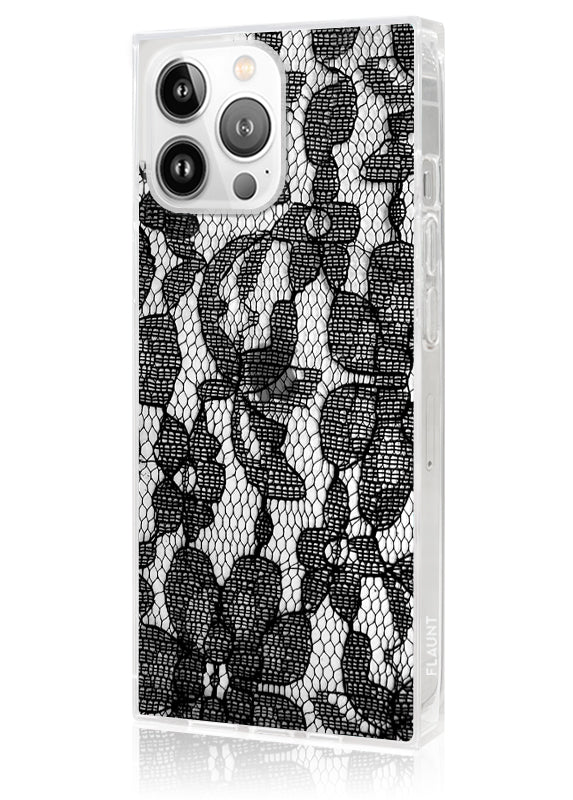 SQUARE® Black Lace iPhone Case - Image 24
