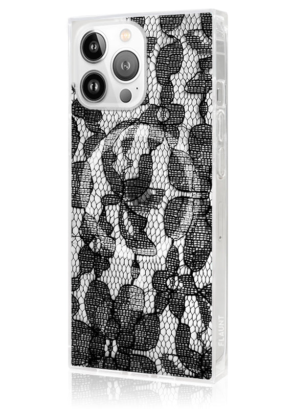 SQUARE® Black Lace iPhone Case - Image 34