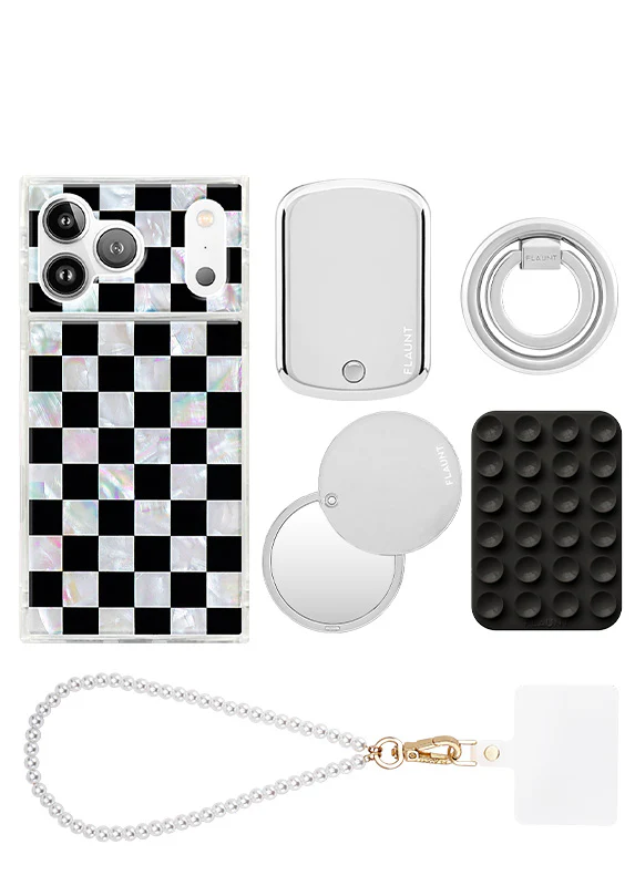 Checkered Mother of Pearl Bundle Set