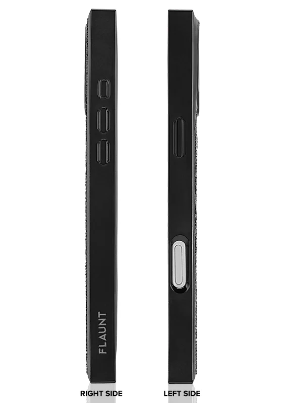 Elite Collection - SQUARE® Black Crystal Elegance iPhone Case - Image 35