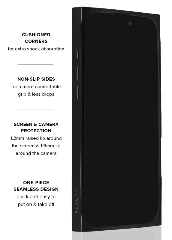 Elite Collection - SQUARE® Black Crystal Elegance iPhone Case - Image 46