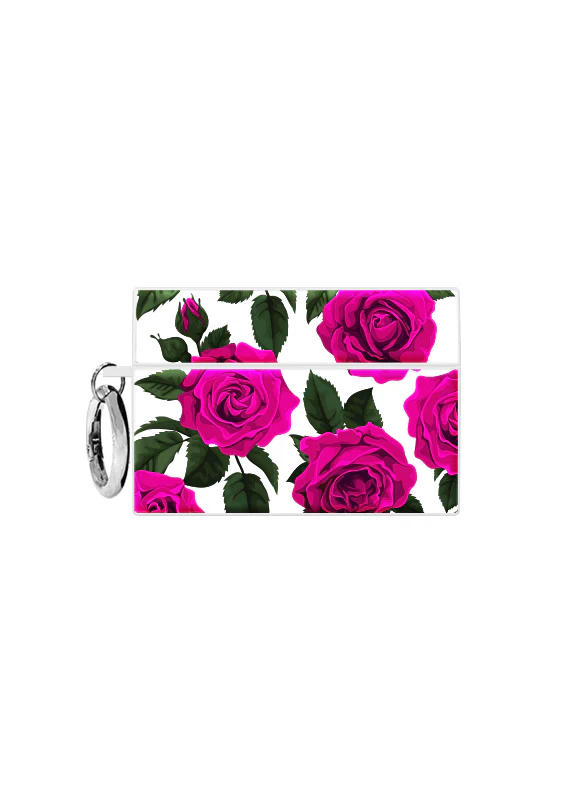SQUARE® Fuchsia Rose AirPods Case - Image 16