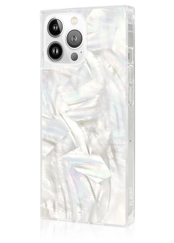 SQUARE® Geo White Mother of Pearl iPhone Case - Image 10