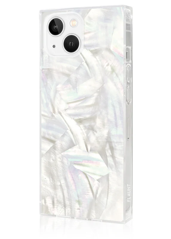 SQUARE® Geo White Mother of Pearl iPhone Case - Image 14