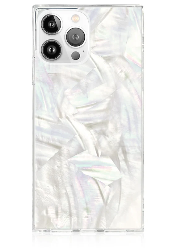SQUARE® Geo White Mother of Pearl iPhone Case - Image 23