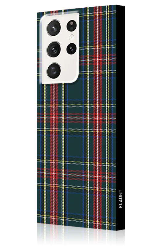 SQUARE® Green Plaid Galaxy Case - Image 2