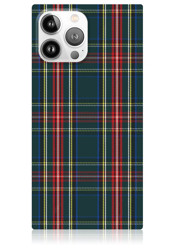 SQUARE® Green Plaid iPhone Case