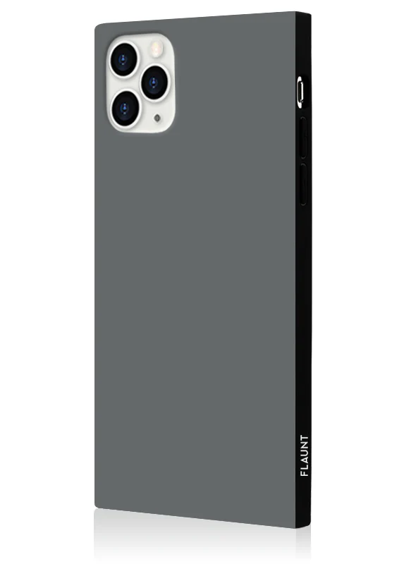 SQUARE® Matte Gray iPhone Case - Image 18