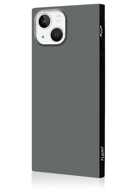 SQUARE® Matte Gray iPhone Case - Image 24