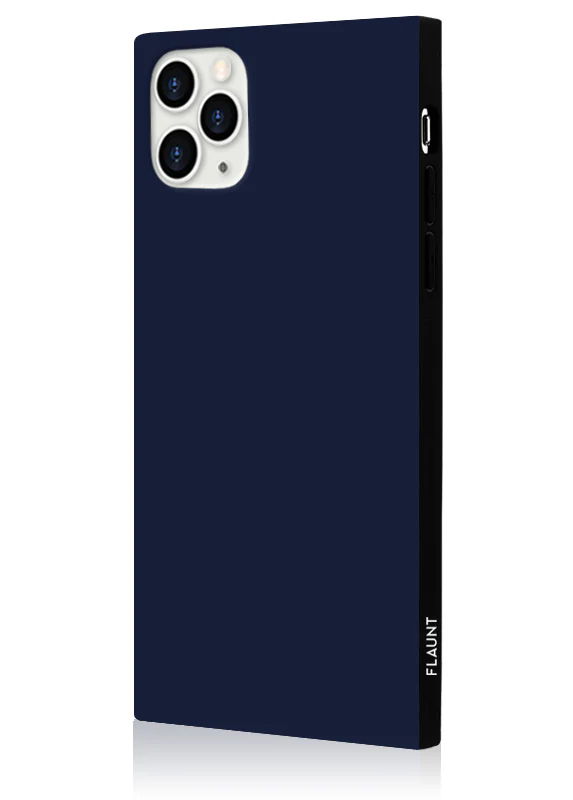 SQUARE® Matte Navy iPhone Case - Image 16