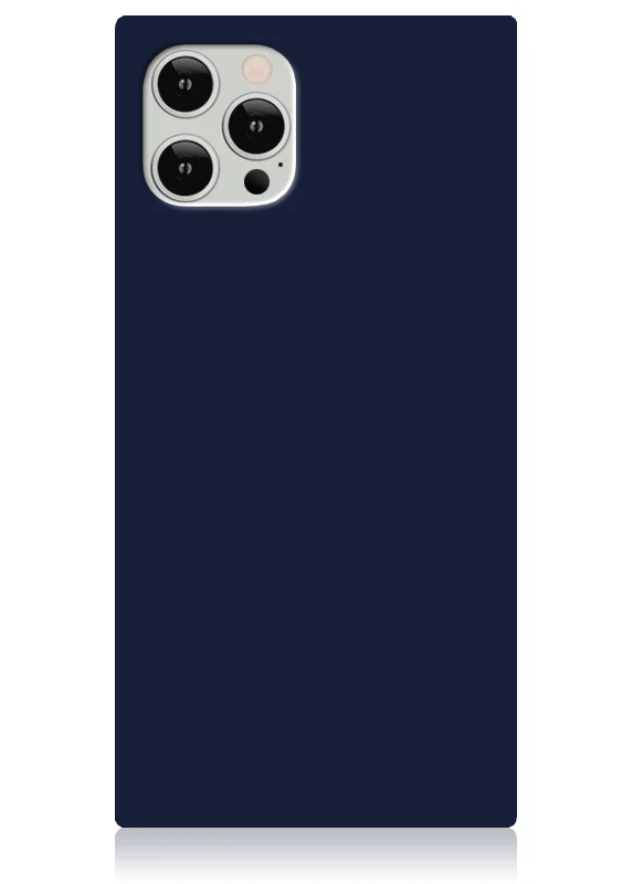 SQUARE® Matte Navy iPhone Case - Image 21
