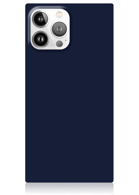 SQUARE® Matte Navy iPhone Case - Image 27