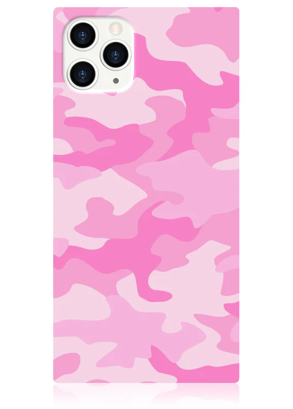 SQUARE® Matte Pink Camo iPhone Case - Image 15