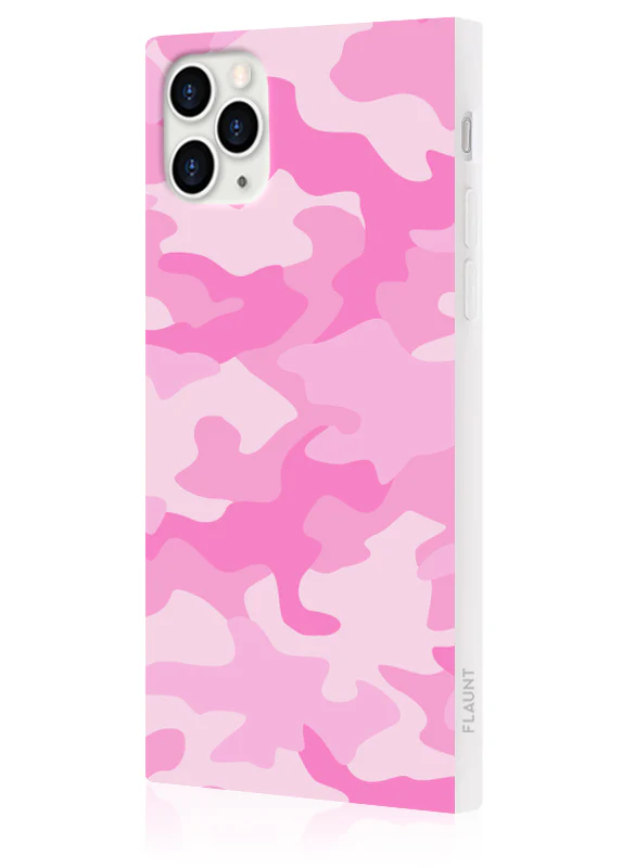 SQUARE® Matte Pink Camo iPhone Case - Image 18