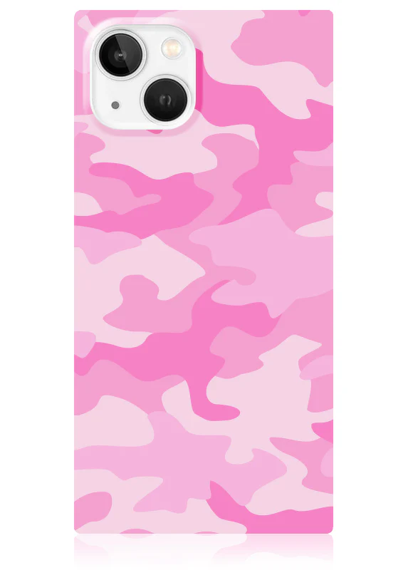 SQUARE® Matte Pink Camo iPhone Case - Image 23