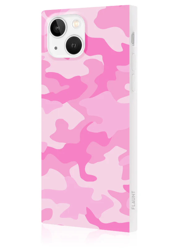 SQUARE® Matte Pink Camo iPhone Case - Image 26