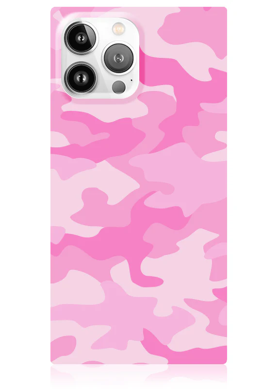 SQUARE® Matte Pink Camo iPhone Case - Image 27