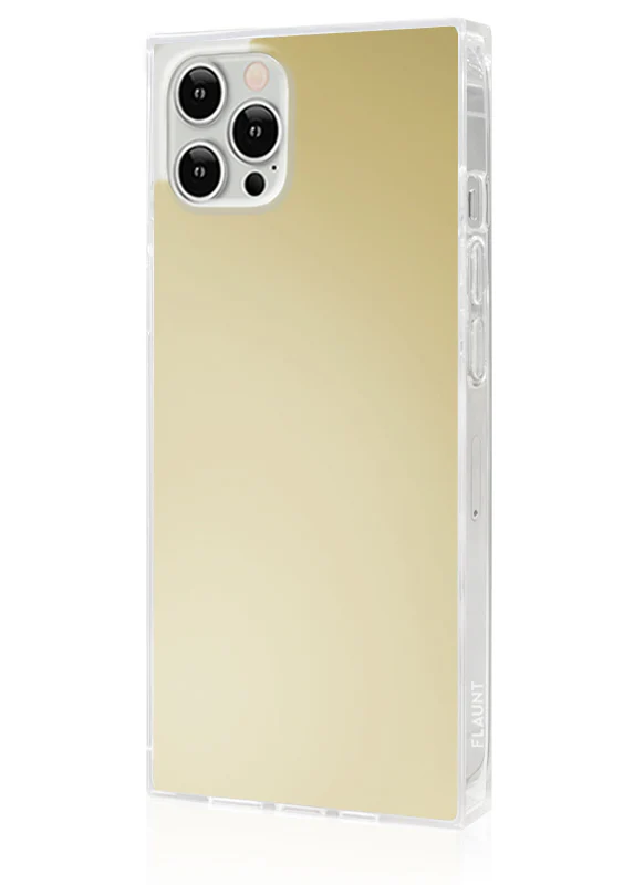 SQUARE® Metallic Gold Mirror iPhone Case - Image 12