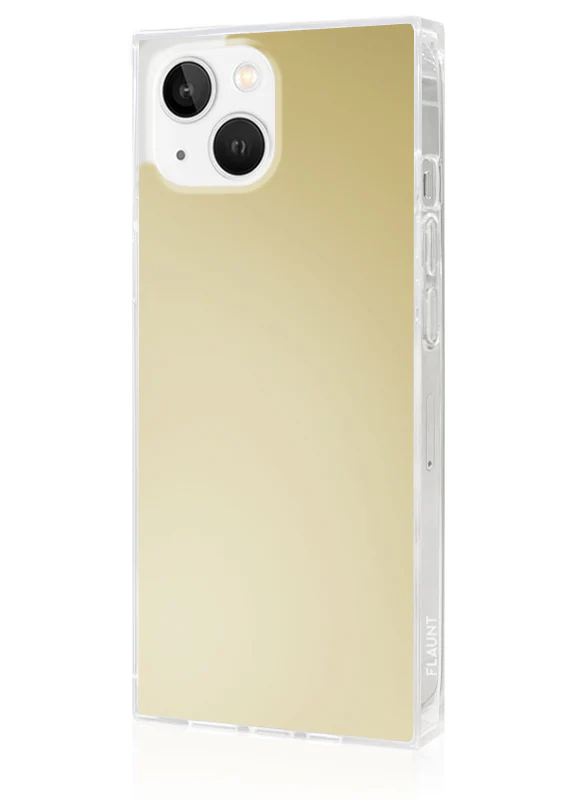 SQUARE® Metallic Gold Mirror iPhone Case - Image 14