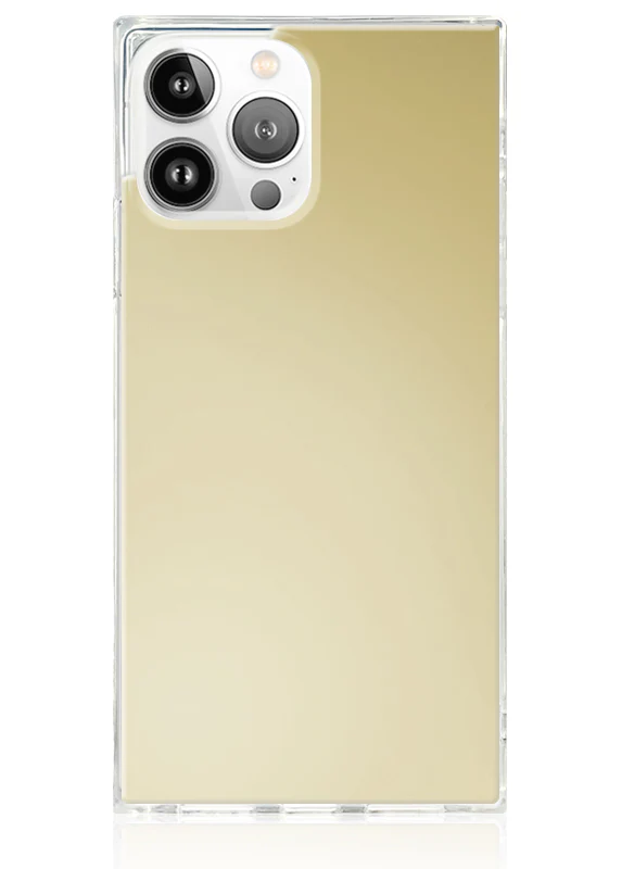 SQUARE® Metallic Gold Mirror iPhone Case - Image 17