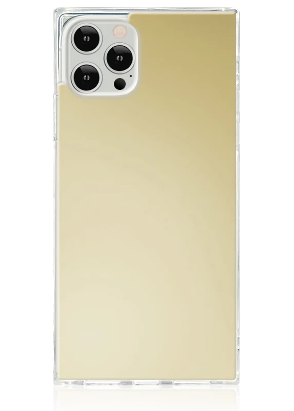SQUARE® Metallic Gold Mirror iPhone Case - Image 3