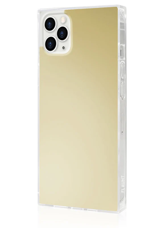 SQUARE® Metallic Gold Mirror iPhone Case - Image 8