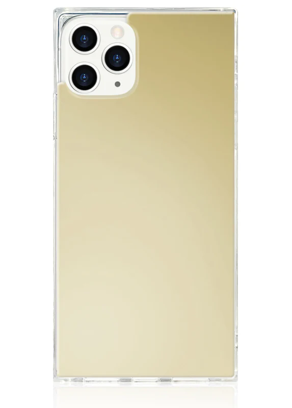SQUARE® Metallic Gold Mirror iPhone Case - Image 9