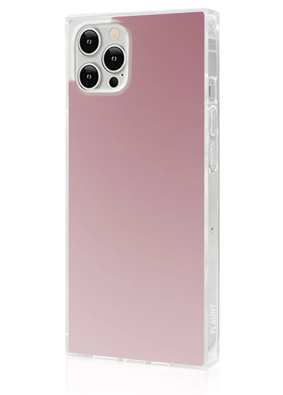 SQUARE® Metallic Rose Mirror iPhone Case - Image 4