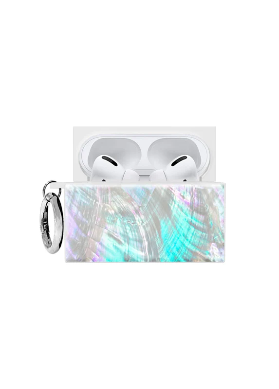 SQUARE® Mother of Pearl AirPods Case - Image 7