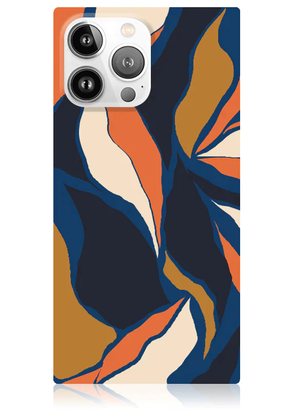 SQUARE® Navy Blossom iPhone Case - Image 25