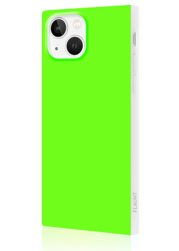 SQUARE® Neon Green iPhone Case - Image 38