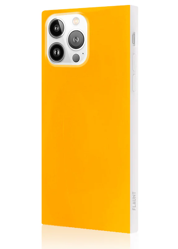 SQUARE® Neon Orange iPhone Case - Image 36