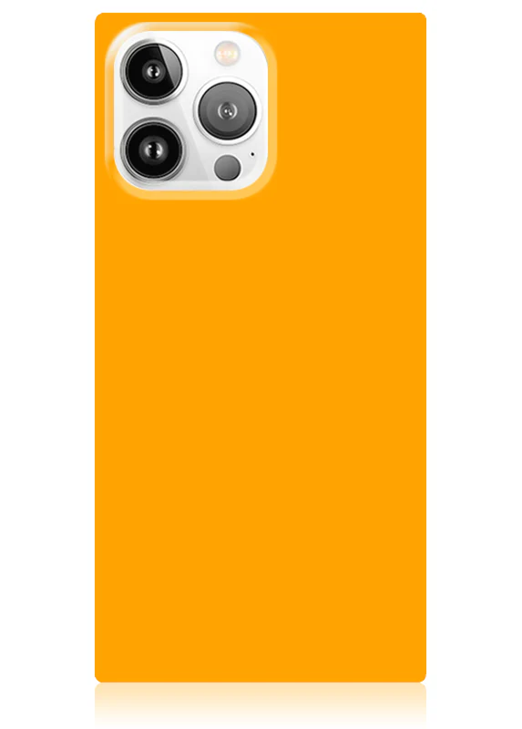 SQUARE® Neon Orange iPhone Case - Image 41