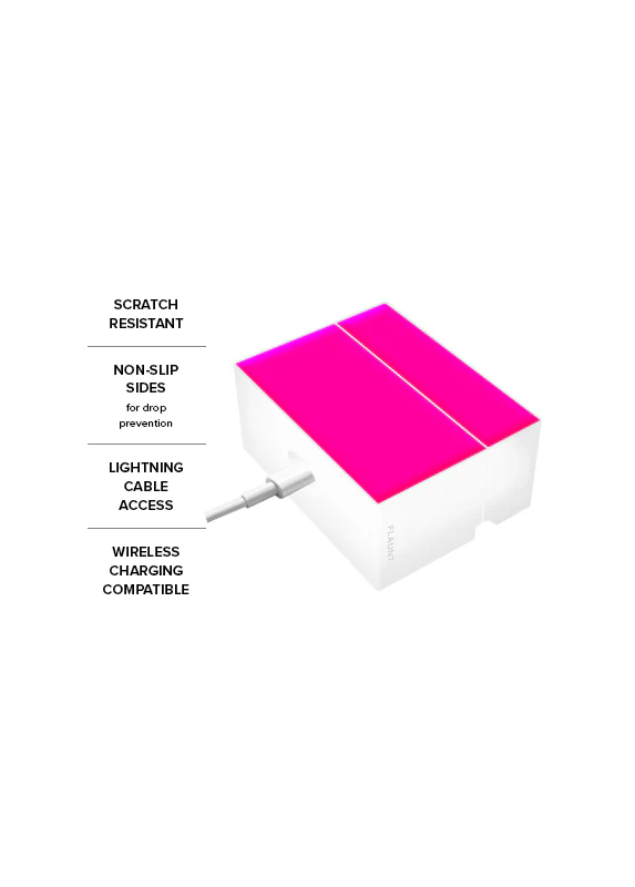 SQUARE® Neon Pink AirPods Case - Image 14