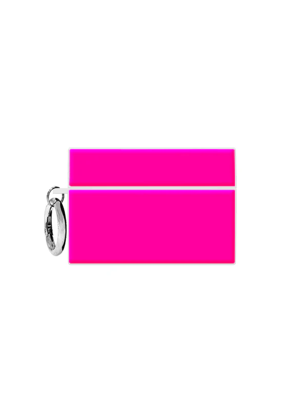 SQUARE® Neon Pink AirPods Case - Image 16