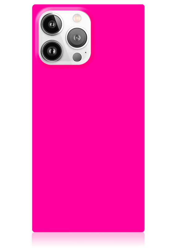 SQUARE® Neon Pink iPhone Case - Image 47
