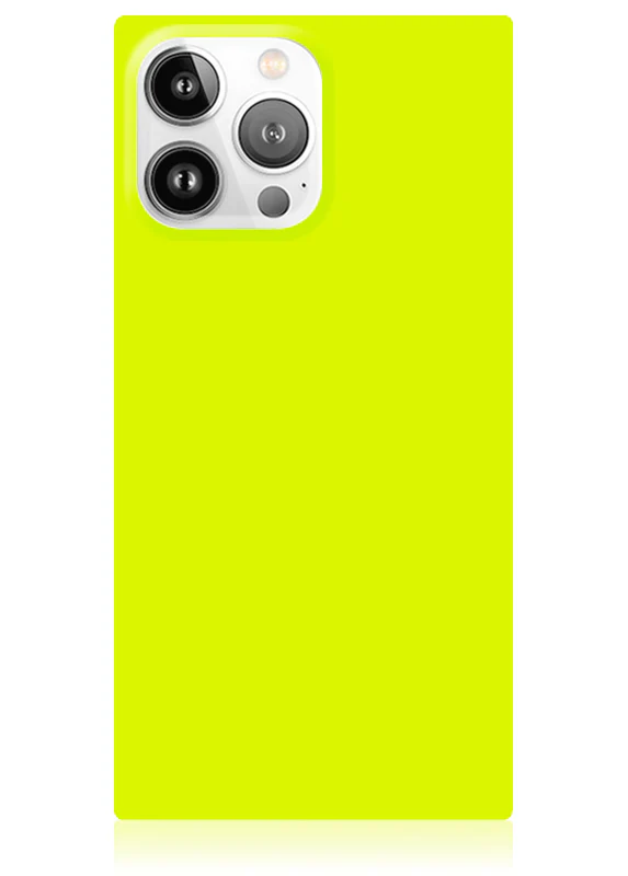 SQUARE® Neon Yellow iPhone Case - Image 33