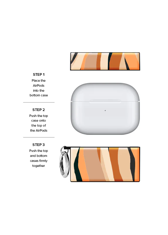 SQUARE® Neutral Print AirPods Case - Image 10