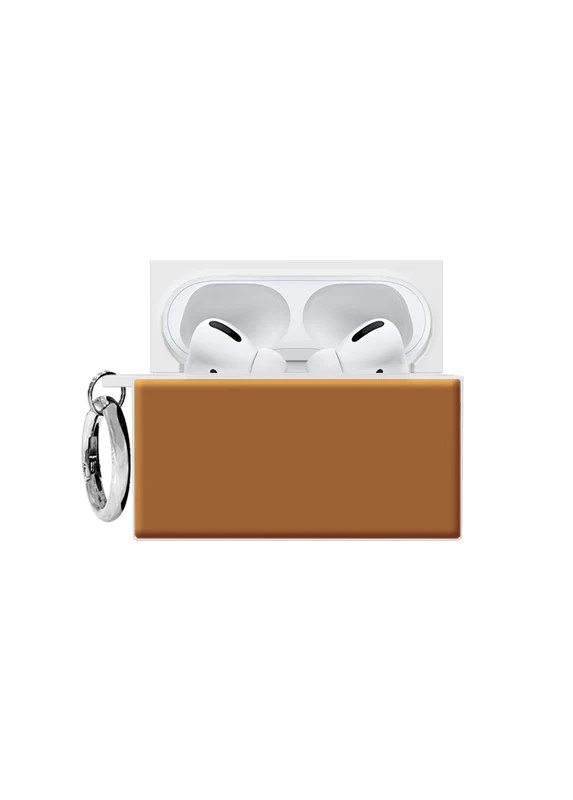 SQUARE® Nude Caramel AirPods Case - Image 12