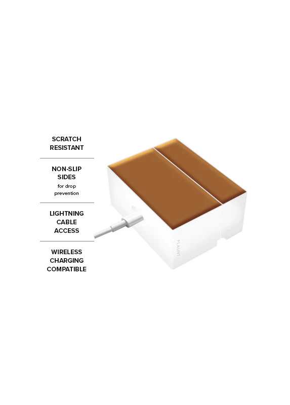 SQUARE® Nude Caramel AirPods Case - Image 14