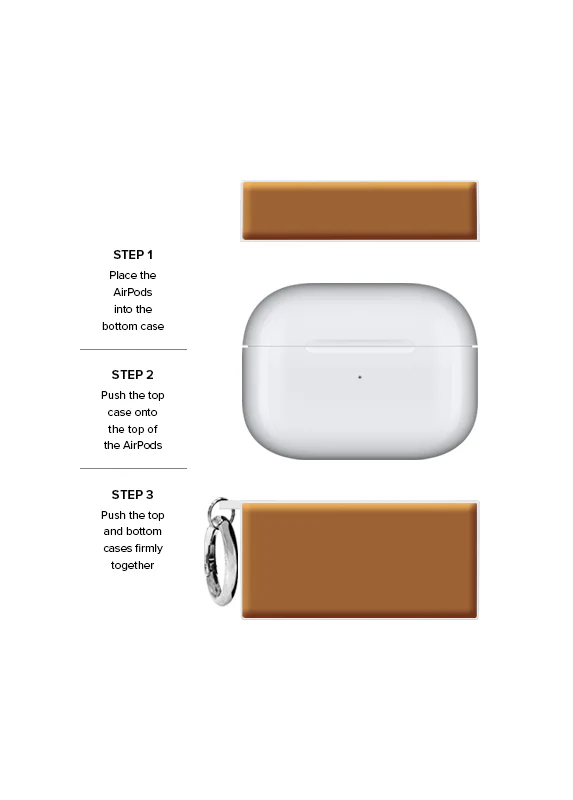 SQUARE® Nude Caramel AirPods Case - Image 15