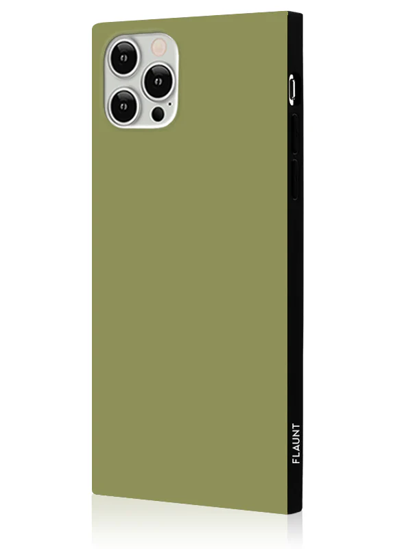 SQUARE® Olive Green iPhone Case - Image 22