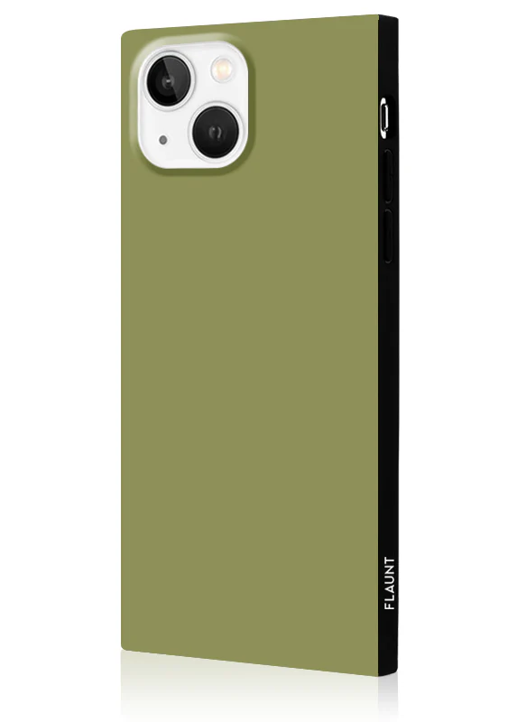 SQUARE® Olive Green iPhone Case - Image 34
