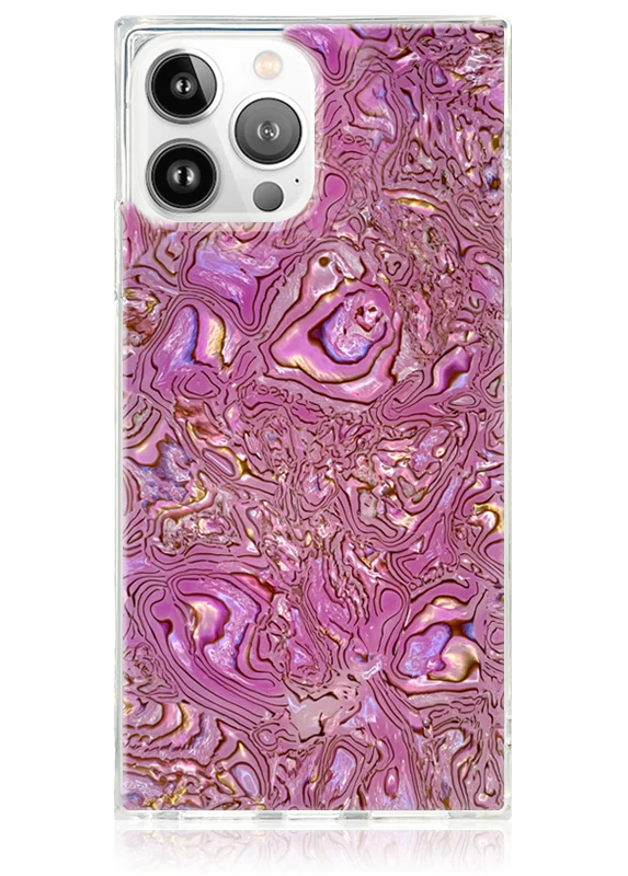SQUARE® Pink Abalone Shell iPhone Case - Image 11
