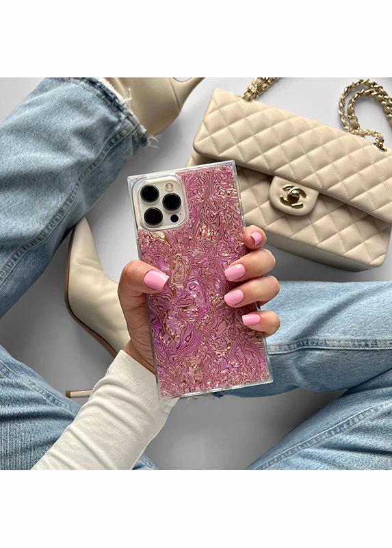 SQUARE® Pink Abalone Shell iPhone Case - Image 28