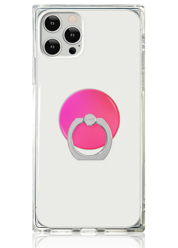 Pink Iridescent Adhesive Phone Ring Stand - Image 2